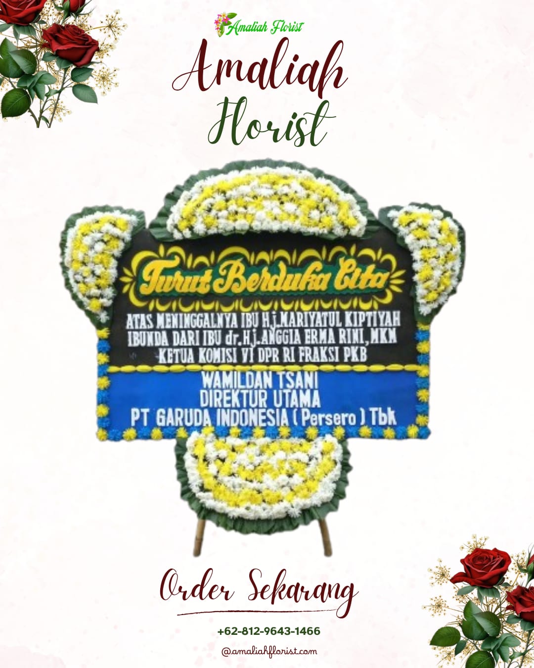 Papan Bunga Duka Pontianak Timur